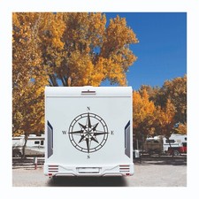 Compass rose sticker motorhome - compass,