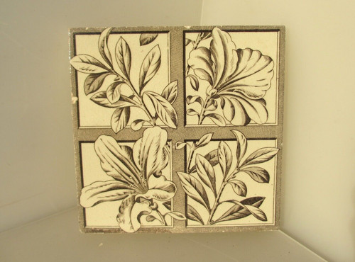Antique ceramic tile - antique, vintage