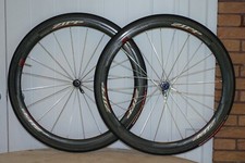 PAIR OF TUBULAR TUB ZIPP 303 DIMPLED CARBON ROAD BIKE WHEELS CAMPAGNOLO FREE HUB