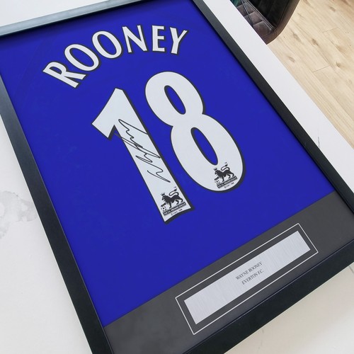 Wayne rooney signed print - wayne,