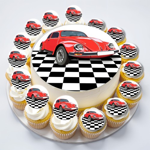 Classic red beetle - classic, car