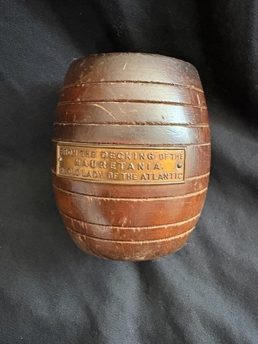 Rms mauretania wooden barrel - ,