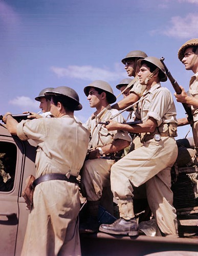 Haganah troops prepare - , to