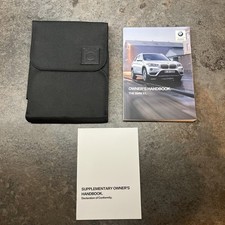 GENUINE BMW X1 HANDBOOK OWNERS