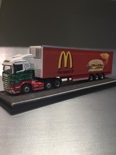 1/76 Eddie Stobart Scania Truck And Code 3 Macdonald’s Trailer 