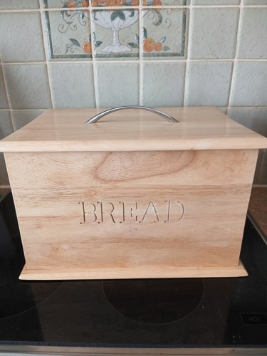 Bread bin original - original, wood