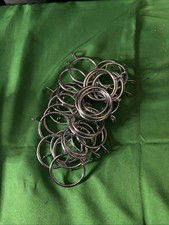 30 DuneIm Chrome Curtain Rings