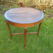 Antique edwardian oak - oak, round