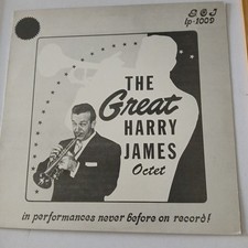 THE GREAT HARRY JAMES OCTET VINYL ALBUM LP (ORIGINAL 1978) FREE UK DELIVERY