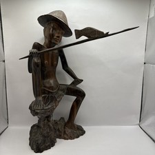 Vintage Hand-Carved Wood