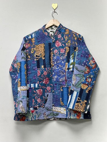 Indian handmade blue patchwork - indian,
