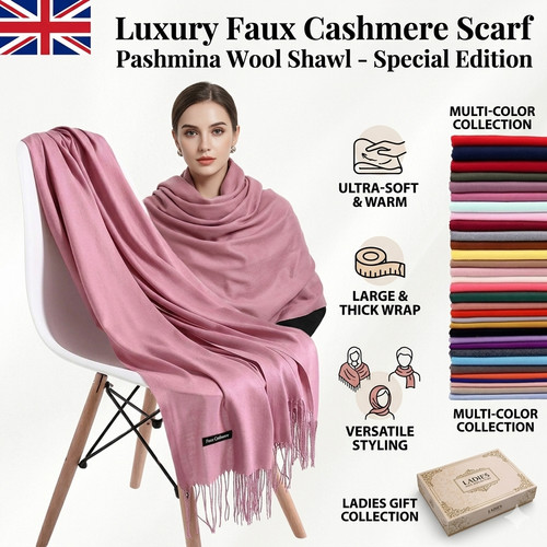Ladies faux cashmere - ladies,