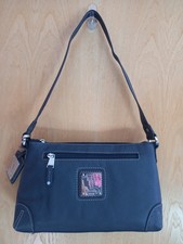 Tignanello Women's Medium Hand/shoulder Bag, Black Leather