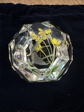 Caithness Glass Paperweight Swans by The Riverbank’ Limited Edition