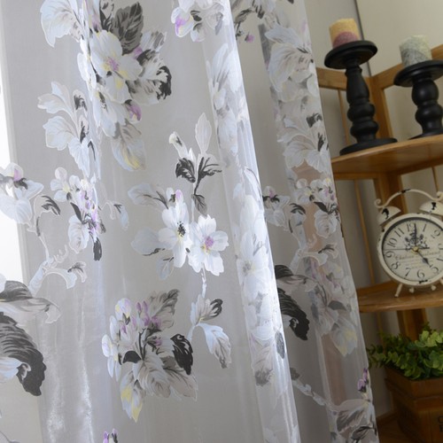 Floral curtains for bedroom - curtains,