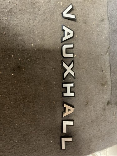 Nos vauxhall letters metal - vauxhall,