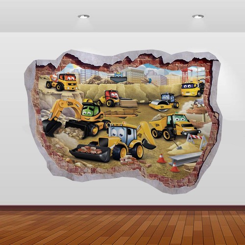 Jcb tractors diggers graphic - jcb,