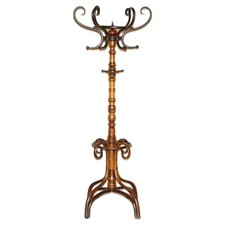 SUPER RARE ORIGINAL ANTIQUE VICTORIAN CIRCA 1880 THONET BENTWOOD COAT RACK STAND