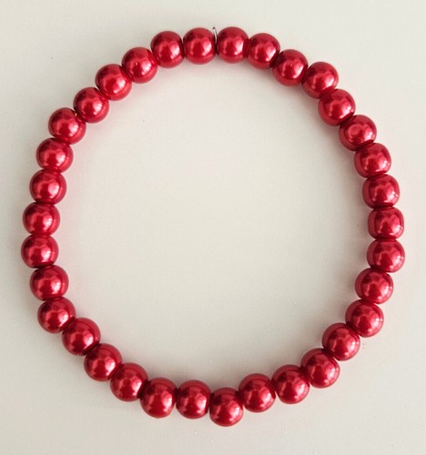 Elastic glass pearl - elastic,