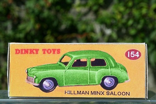 Hillman minx saloon dinky - hillman,