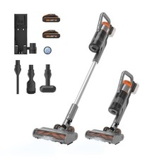 WORX WX038 20V Cordless Stick Vacuum Cleaner 2 Batteries & Wall-Mount Charging