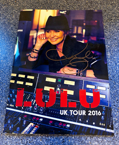 Lulu tour 2016 autographed - uk,