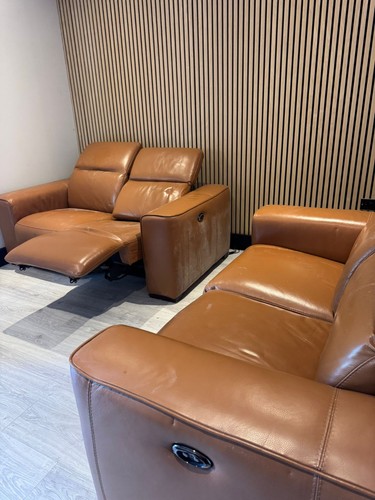 Leather reclining sofas - leather,