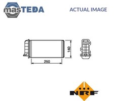 53219 HEATER RADIATOR EXCHANGER LHD ONLY NRF FOR FIAT MAREA,BRAVO I,BRAVA,COUPE