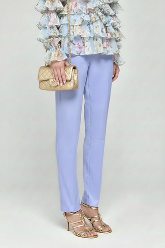 Leo lin pants blue slim - leo,