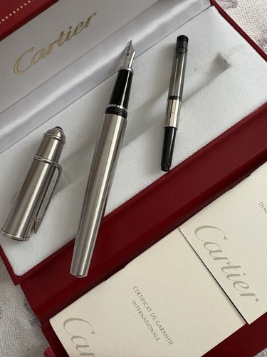 New cartier fountain pen - fountain, 18k