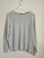 Boggi Milano Gray Cable Knit
