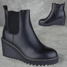 NEW WOMENS LADIES PLATFORM