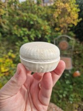 Chinese Song Dynasty ? Qingbai Lidded Small Box Celadon shipwreck 2.75" 