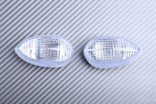 Pair white clear rear - white, turn