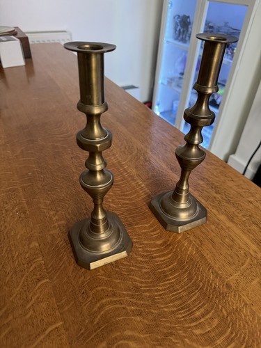 Pair antique brass - pair,