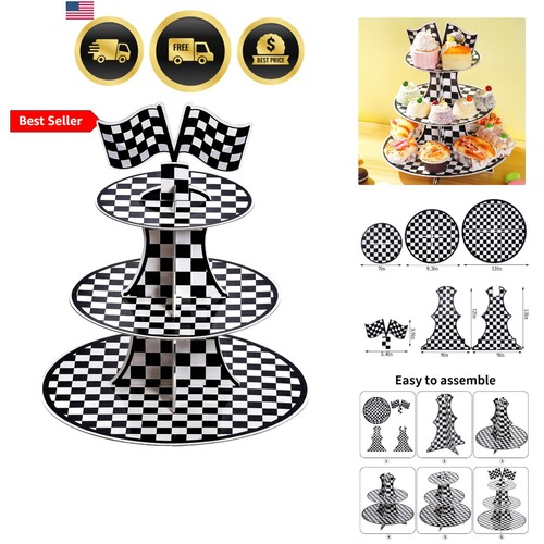 Racing car tier cupcake - tier,