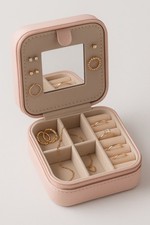 Portable Jewellery Box Organizer Travel Boxes Jewelry Ornaments Storage Case UK