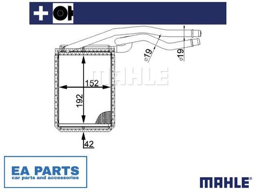 Heat exchanger interior - heat,