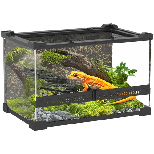 Pawhut 10l glass terrarium - pawhut,