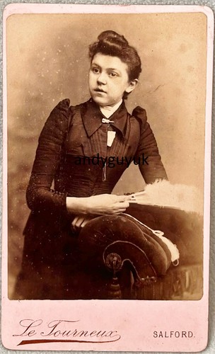 Cdv salford lady violin - cdv, pin
