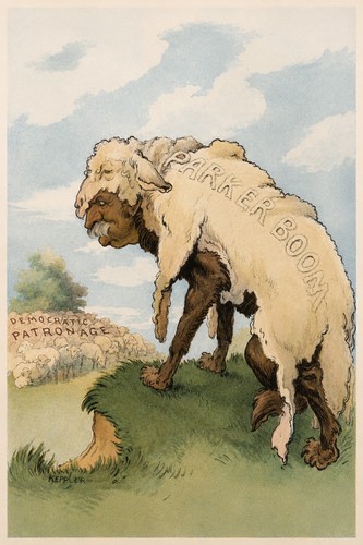 Political cartoon - political, (1904)