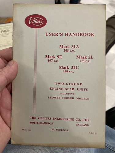Villiers mark 31a - two, stroke