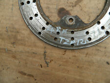 Rear brake disc for a Yamaha