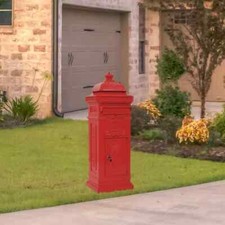 Pillar Letterbox Aluminium