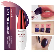 10ml Lip Stain Peel Off Tattoo Matte Lipstick Waterproof Lip Tint Lakerain