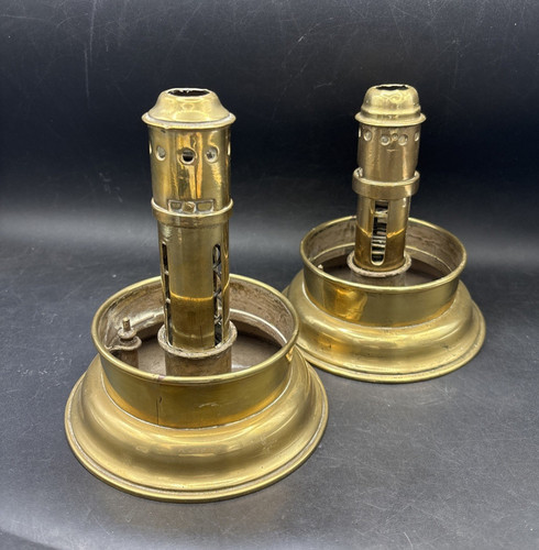 Brass candlesticks spring - candlesticks,
