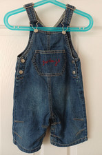 Jasper Conran Junior J Baby Dungarees Age 9-12mths Blue Very Good Condition