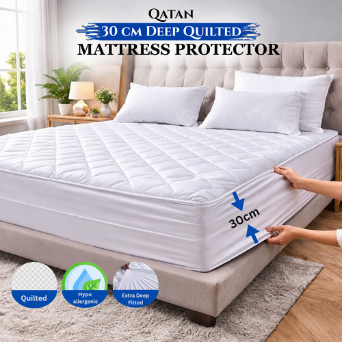 Extra deep quilted mattress - quilted,