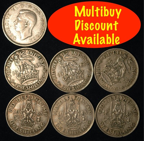 Shilling 1937 1946 george - 1937,