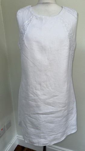Next dress size white - dress, 12/14